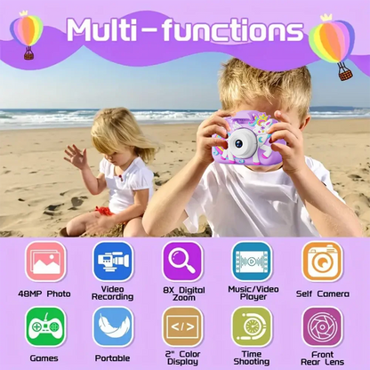 Smile and Snap! Kids' HD Selfie Camera with 32GB Card