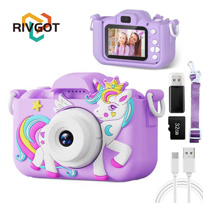 Smile and Snap! Kids' HD Selfie Camera with 32GB Card