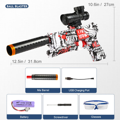 Ultimate M416 Electric water Blaster – High-Precision Toy Gun for Outdoor Action! Awesome Birthday Gift (Gel water balls Not Included)