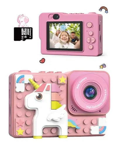 Kids Cartoon Dinosaur Camera – Build, Snap & Play!