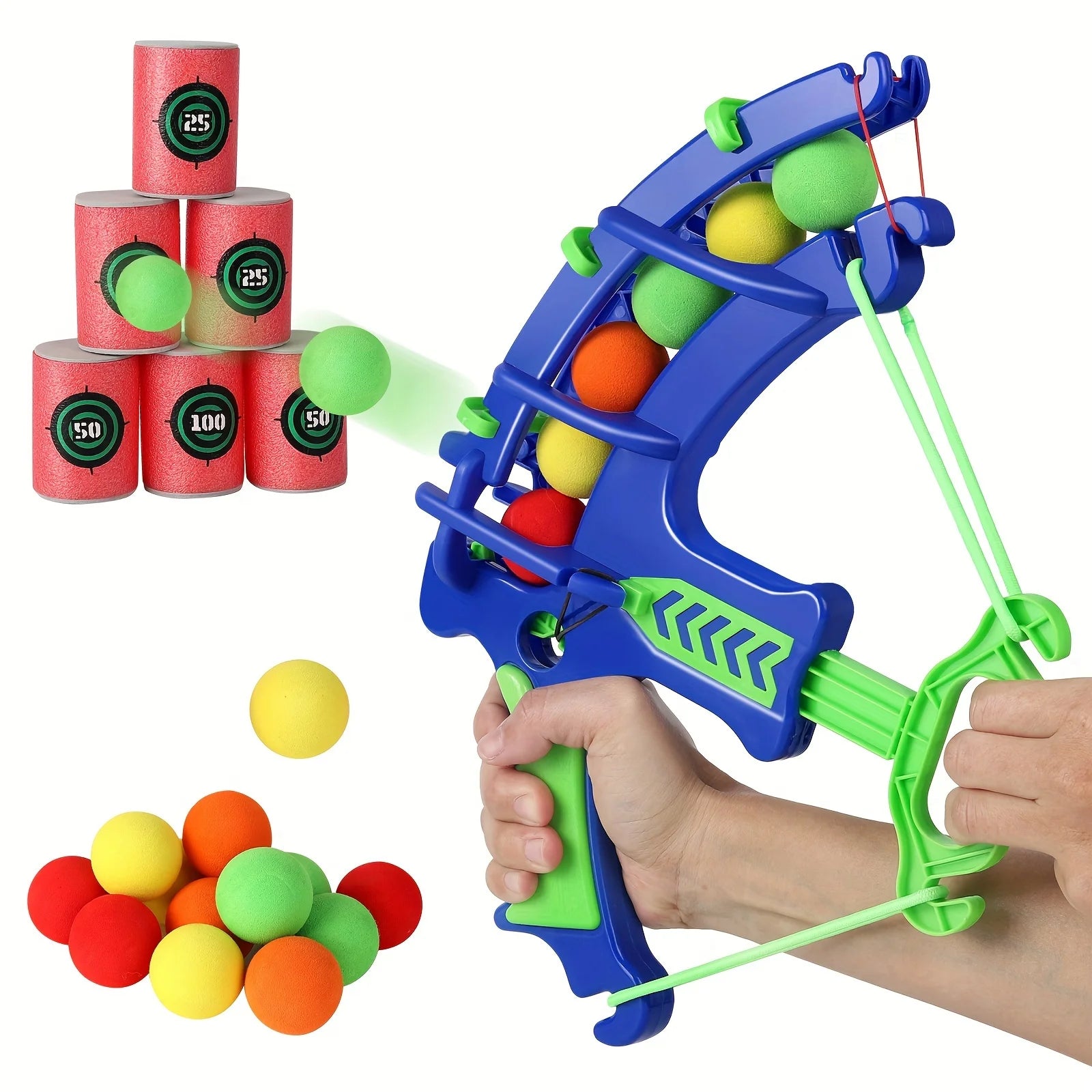 Soft Bullet Shooting Toy for Kids – Target Practice Game with Foam Darts