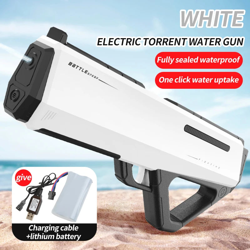 Automatic High-Pressure Electric Water Gun for Kids – Outdoor Summer Pool Toy for Water Fights & Fun Giftool Toy for Water Fights & Fun Gift