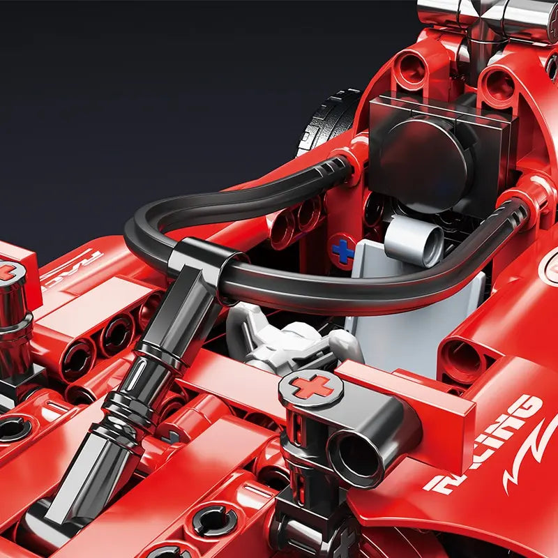 Race Car Kit with Building Blocks – F1 Model with MOC Design by ToylinX