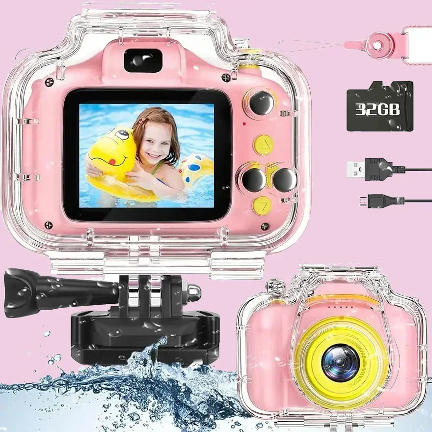 Kids Waterproof chunky Camera – Perfect Birthday & Pool Party Gift