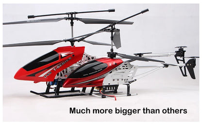 Large RC Helicopter with Remote Control – Durable 80cm 3.5CH Big Aircraft Toy for Kids, Outdoor Drone Model