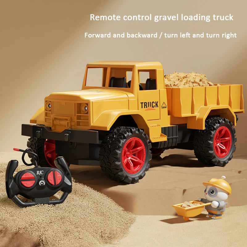 Remote Control Alloy Excavator – Lights, Sound & Realistic Movement | Kids’ Construction Vehicle Toy
