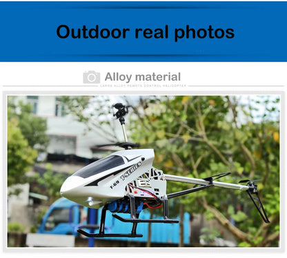 Large RC Helicopter with Remote Control – Durable 80cm 3.5CH Big Aircraft Toy for Kids, Outdoor Drone Model