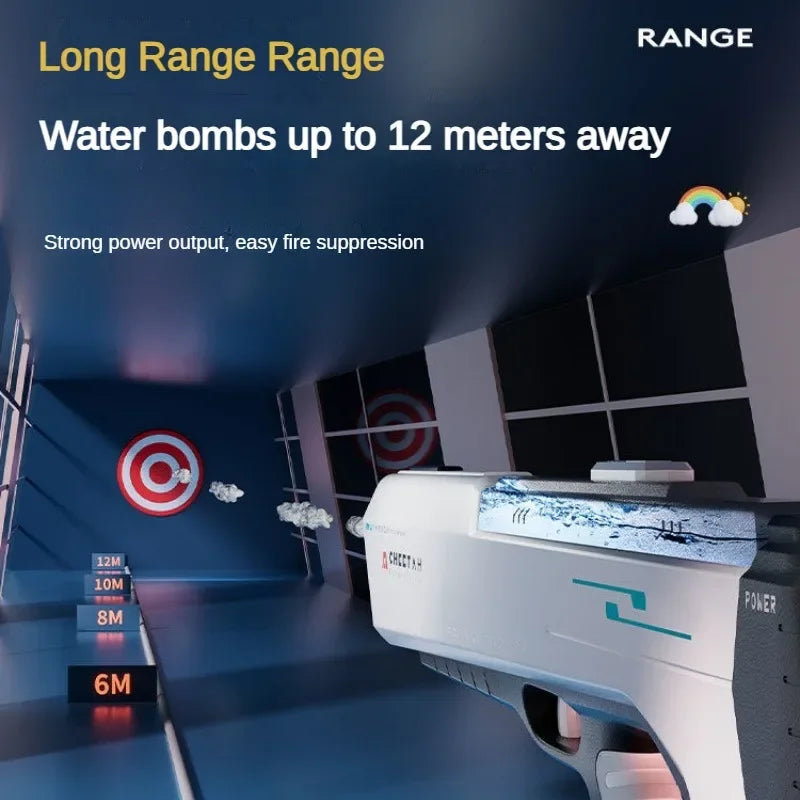 Automatic High-Pressure Electric Water Gun for Kids – Outdoor Summer Pool Toy for Water Fights & Fun Giftool Toy for Water Fights & Fun Gift